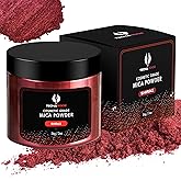 Shiraz Red Mica Powder for Epoxy Resin 56g / 2oz. Jar - TECHAROOZ 2 Tone Resin Dye Color Pigment Powder for Lip Gloss, Nails, Colorant for Slime Bath Bombs Soap Making & Polymer Clay