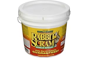 Enviro Pro 11006 Rabbit Scram Repellent Granular White Pail, 5.75 Pounds