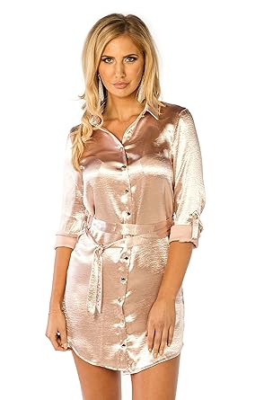 button down wrap dress