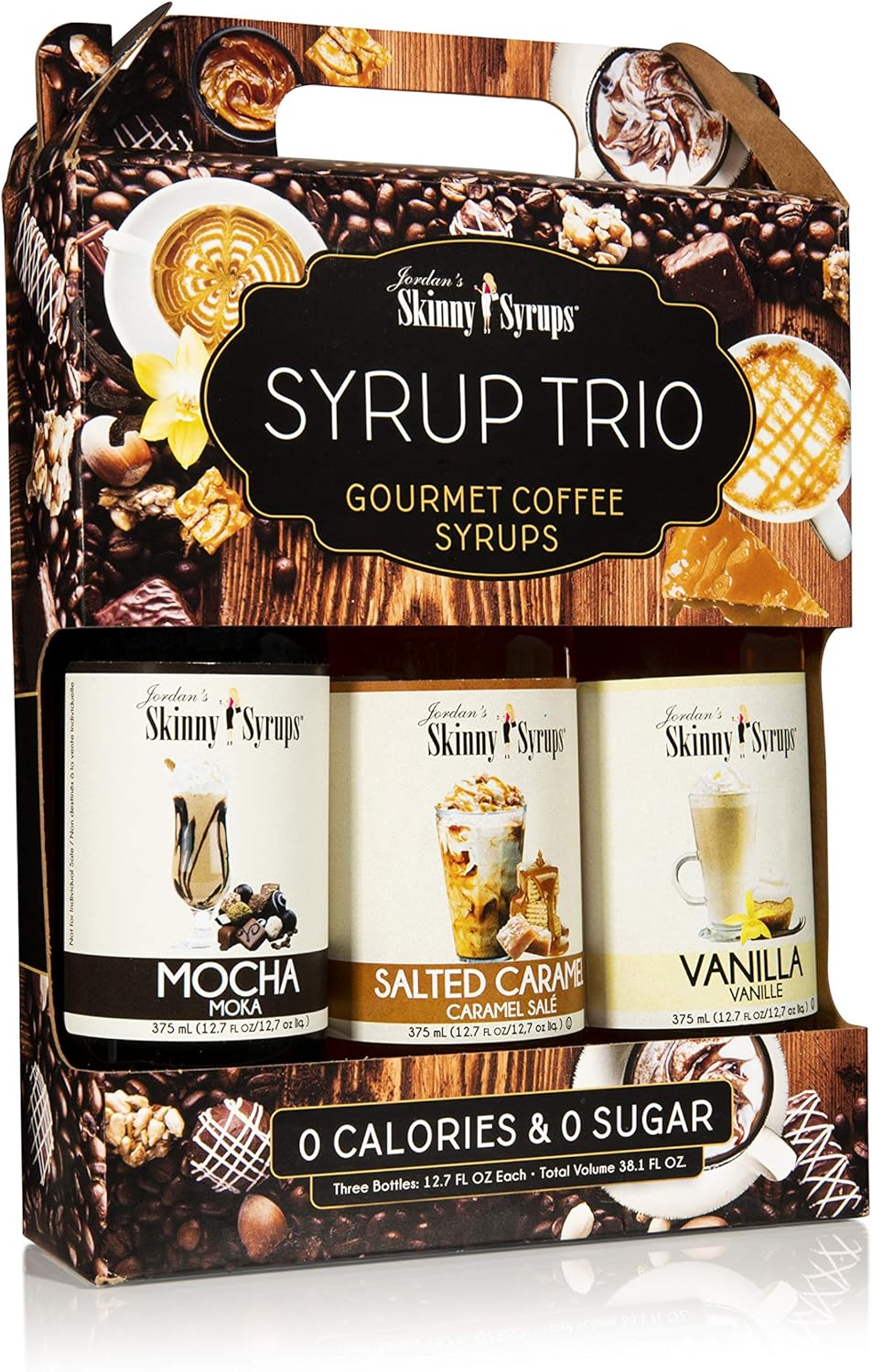 Jordan's Skinny Mixes Classic Coffee Syrup Trio Sugar