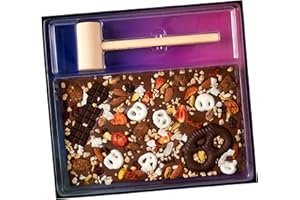 Astor Chocolate Easter Gift, Party Family Fun Bark & Hammer Gift Set, Gourmet Candy Nuts Pretzels Fruits Brittle Basket, Food Gifts Baskets Delivery Mom Him Her Men Women Love Ideas