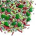 Sweets Indeed - Christmas Sprinkles - Holiday Sprinkle Mix - Sprinkles for Baking - Gluten-Free Sprinkles for Baking - Cupcak