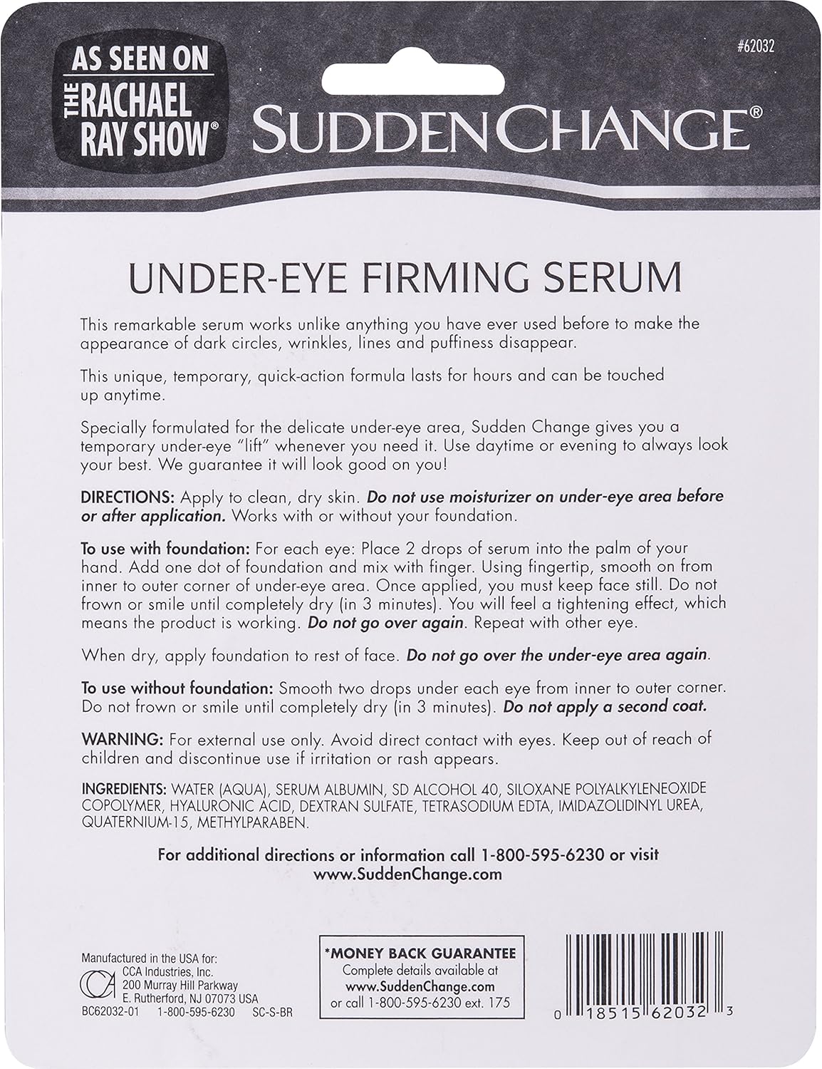Sudden Change Under-Eye Firming Serum, 0.23 Ounce: Health & Personal Care