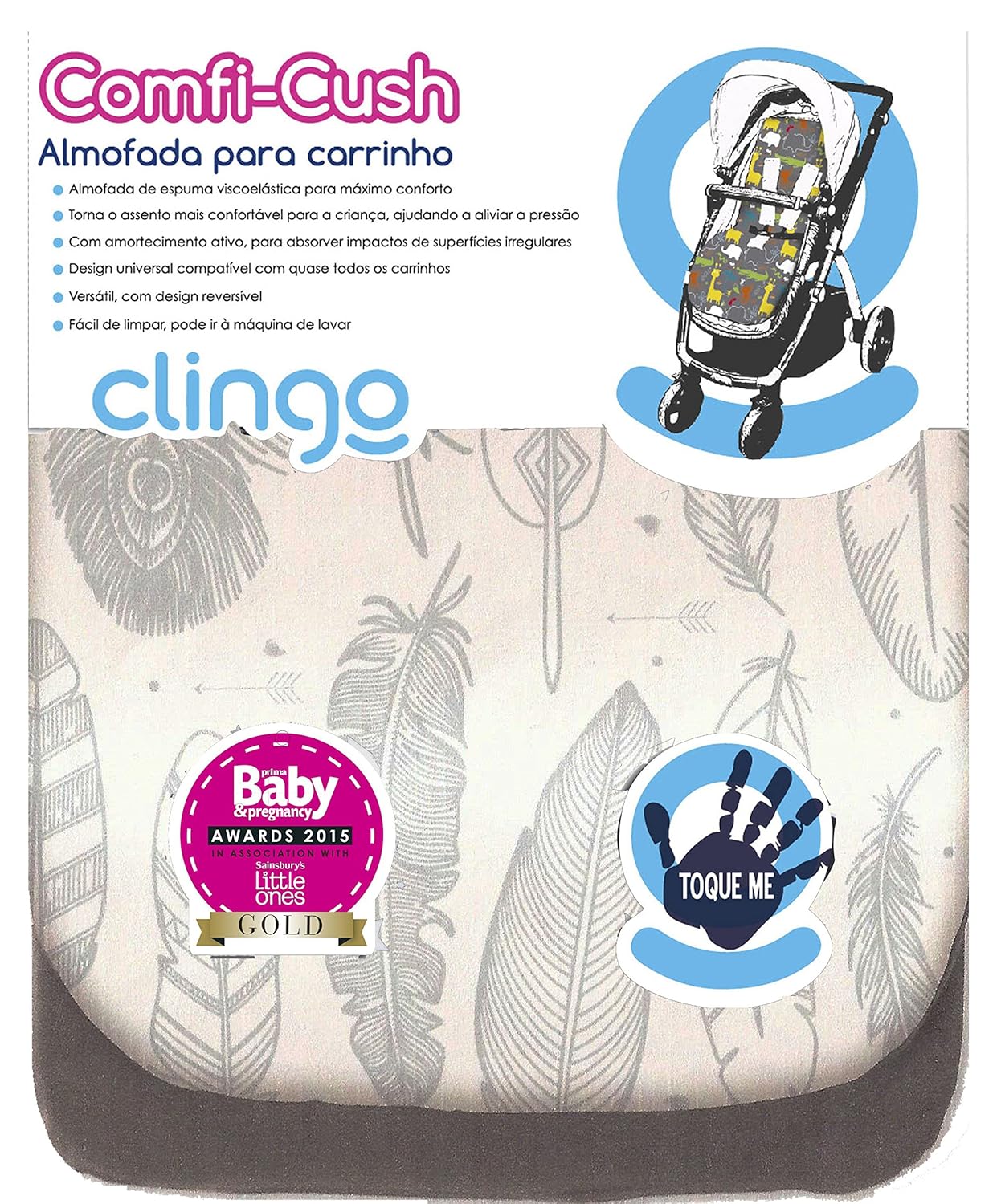 comfi cush memory foam stroller liner