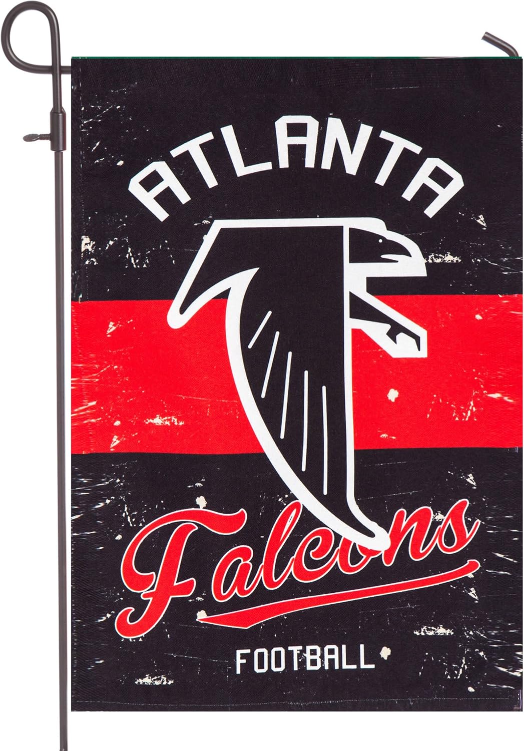 Team Sports America Atlanta Falcons NFL Vintage Linen Garden Flag - 12.5" W x 18" H Outdoor Double Sided Décor Sign for Football Fans : Garden & Outdoor