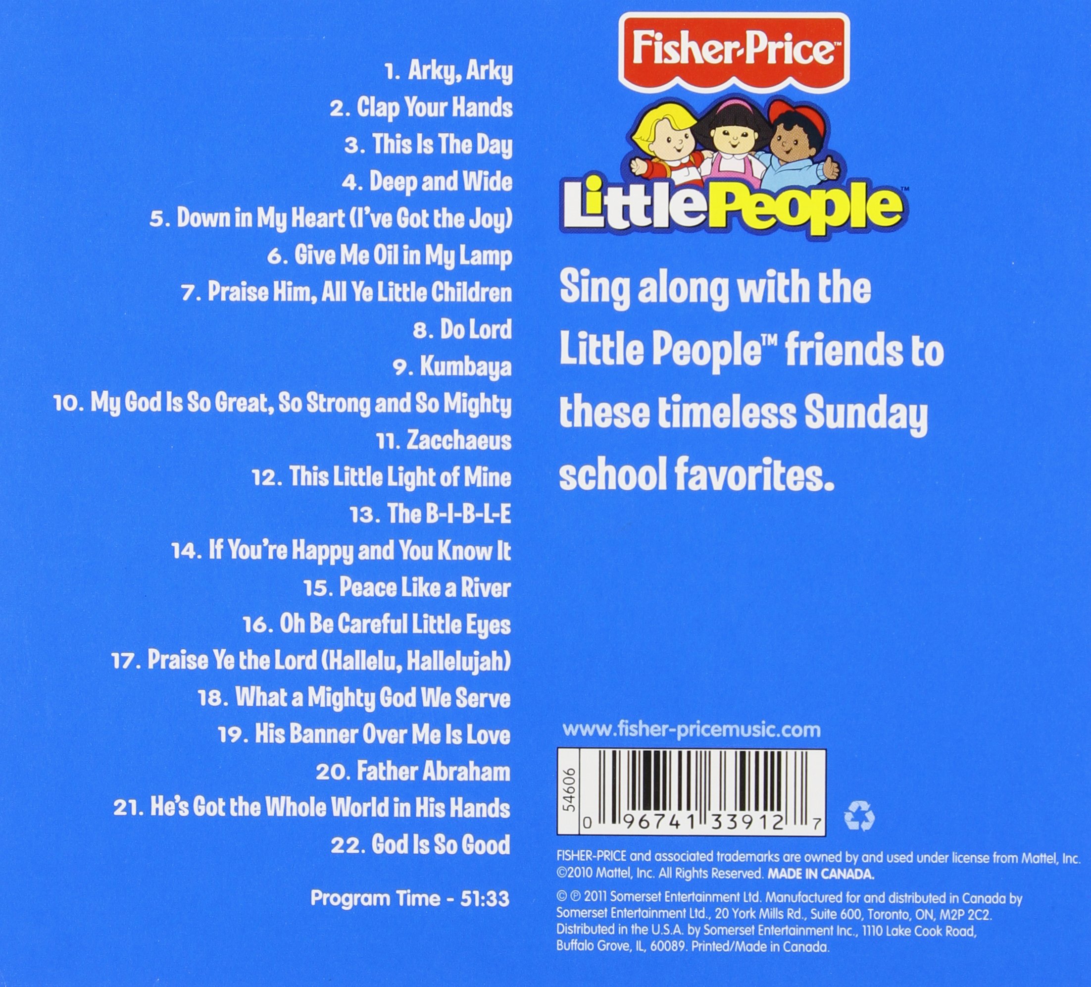 fisher price little people sing along favorites