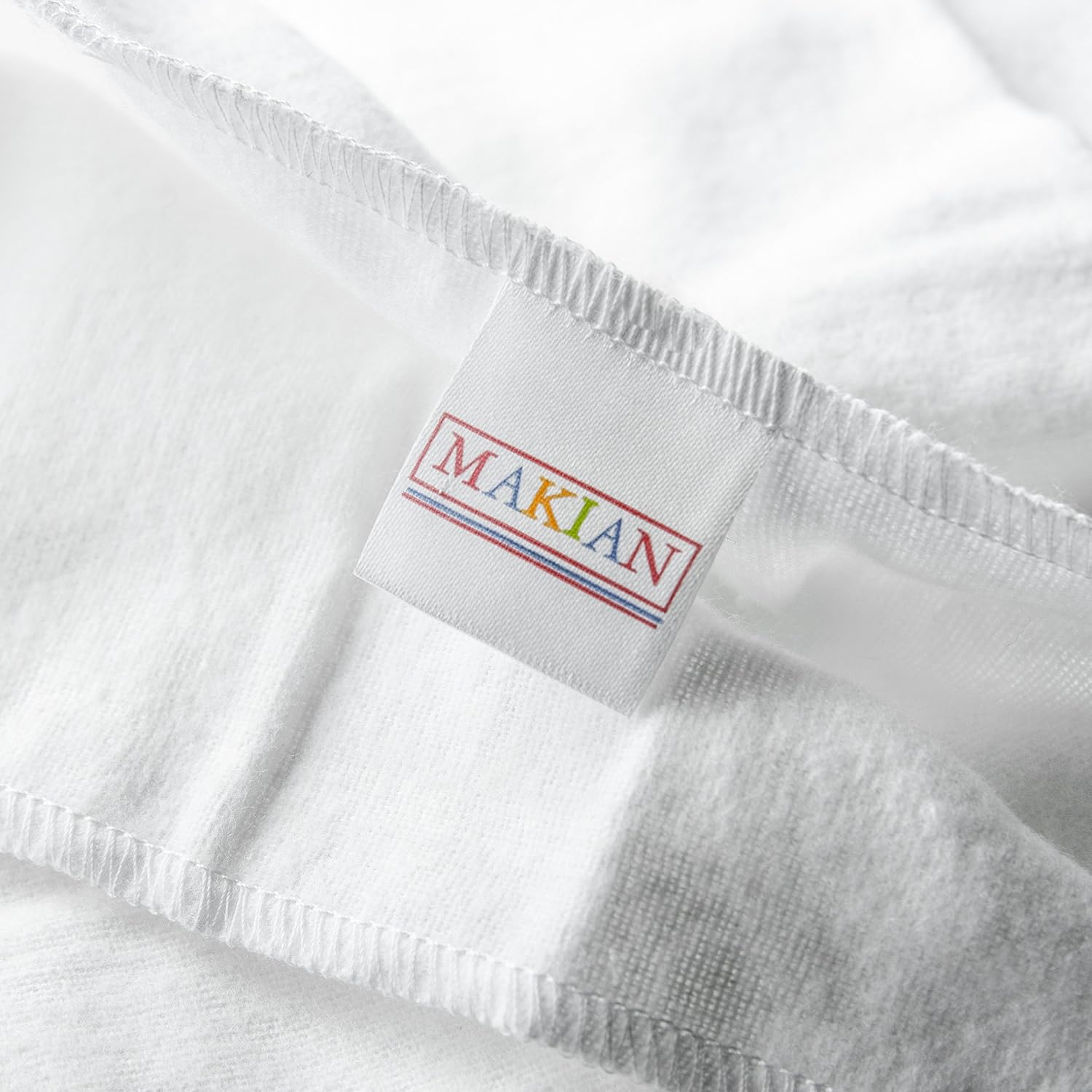 MAKIAN Molton Baby Cloths 5 Pack, Soft Cotton Baby Squares 80x80cm made of 100% Cotton, Washable at 95 °C, Burp Cloths - Image 4