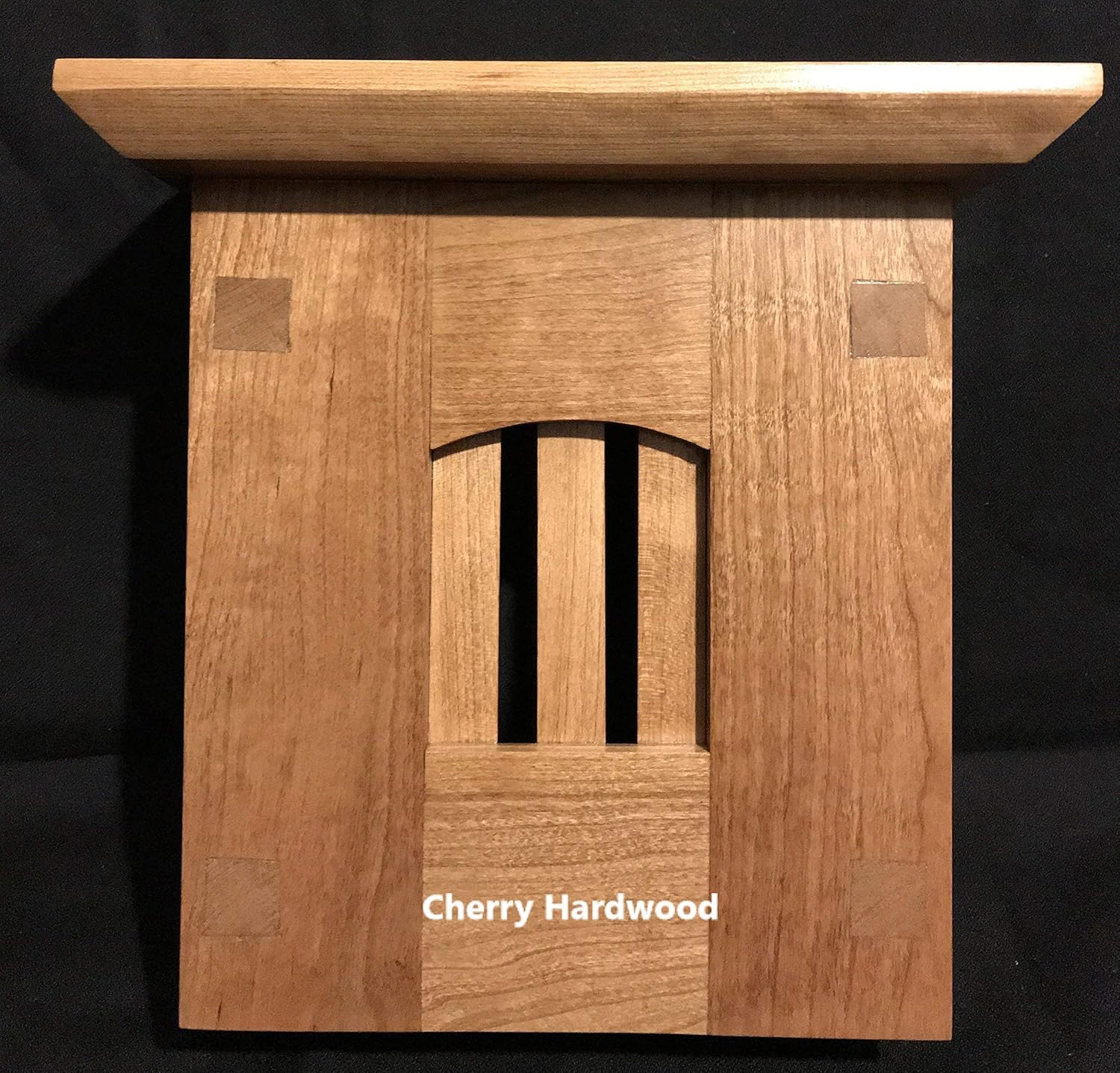 Craftsman Doorbell Chime Cover with Top (Cherry) Handmade