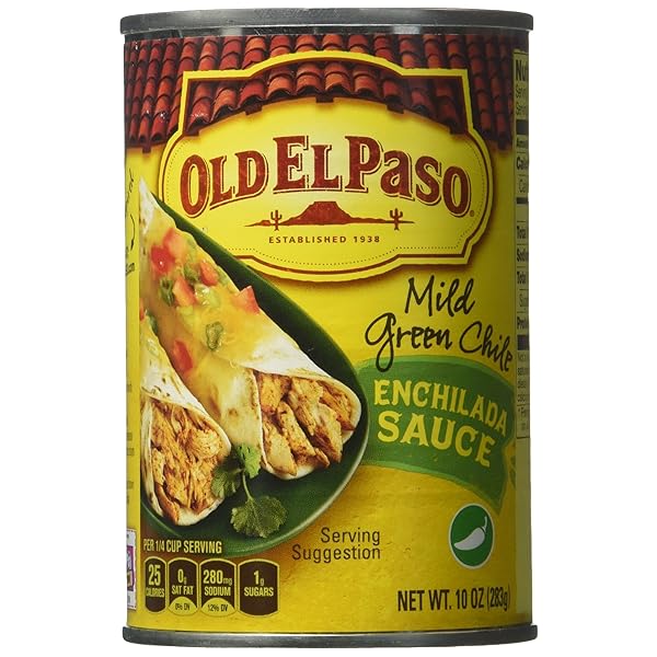 Old El Paso Mild Green Enchilada Sauce 10 Ounce (Pack of 6)