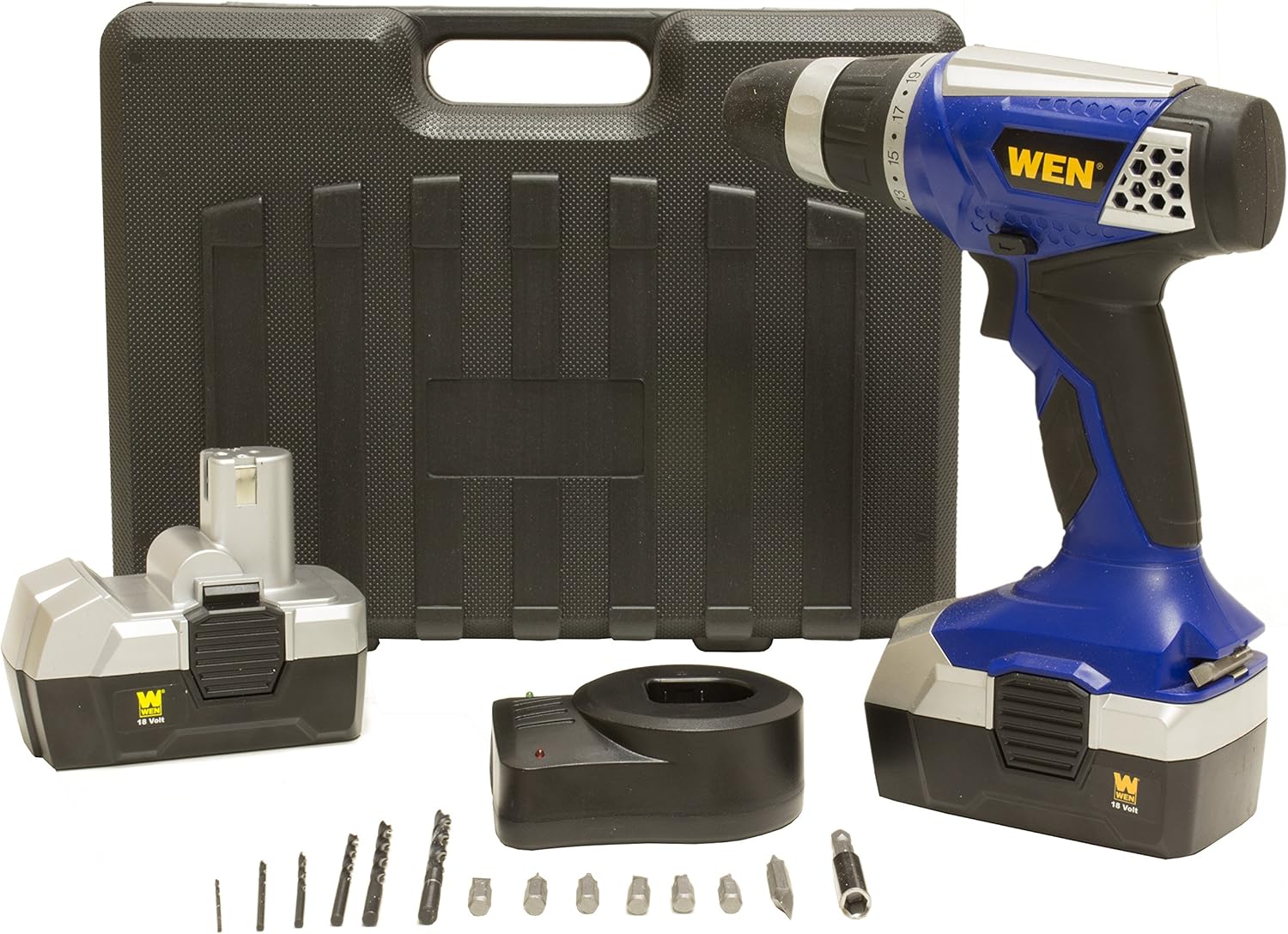 Wen 5182 18Volt Cordless Drill/Driver with 2 Batteries Amazon.ca