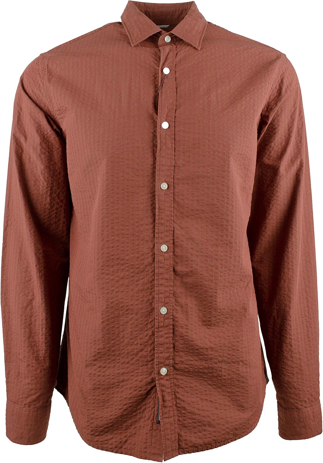 slim fit seersucker shirt