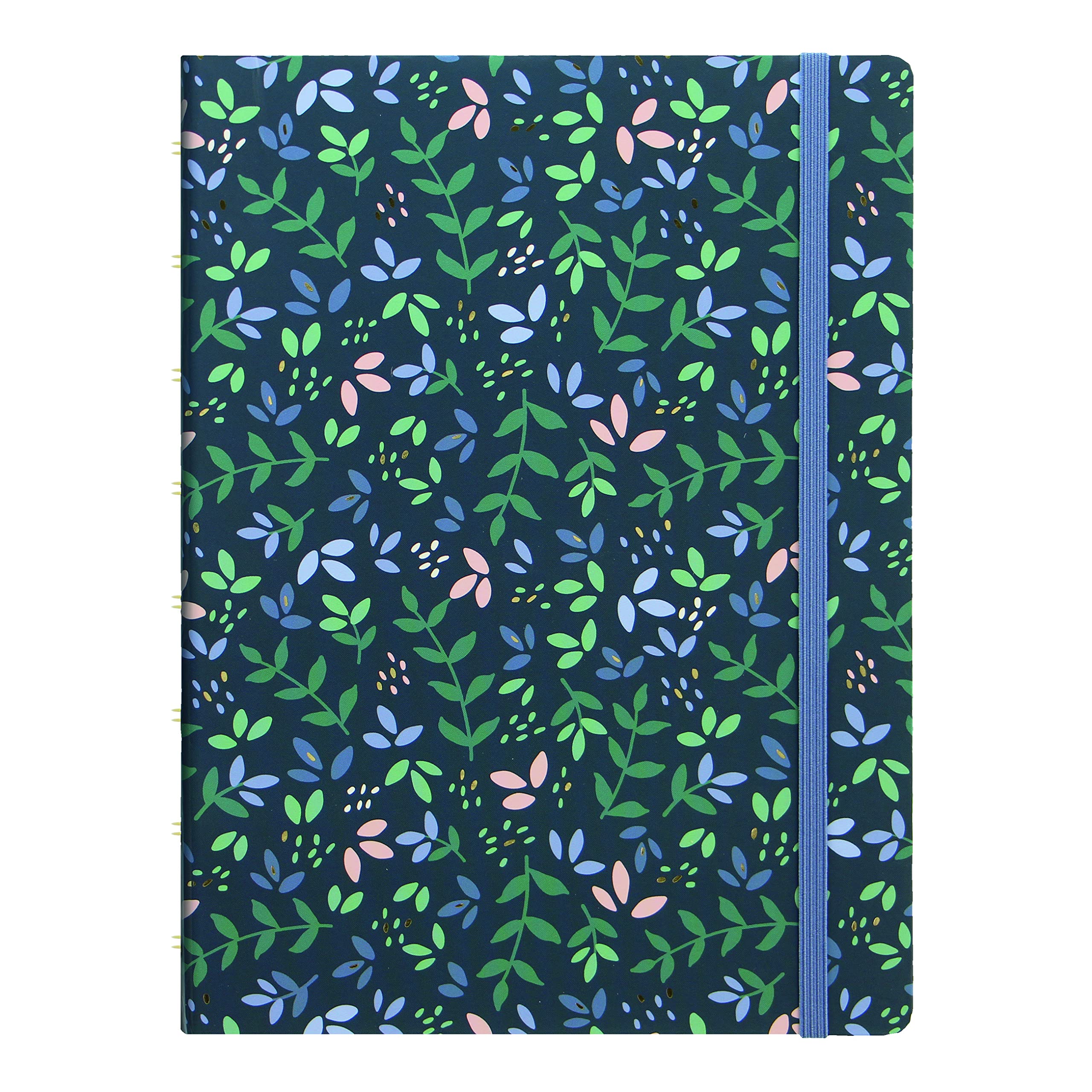Filofax Refillable Notebook, A5 Size, Garden Collection, 8.25" x 5.75", Dusk (B115114U)