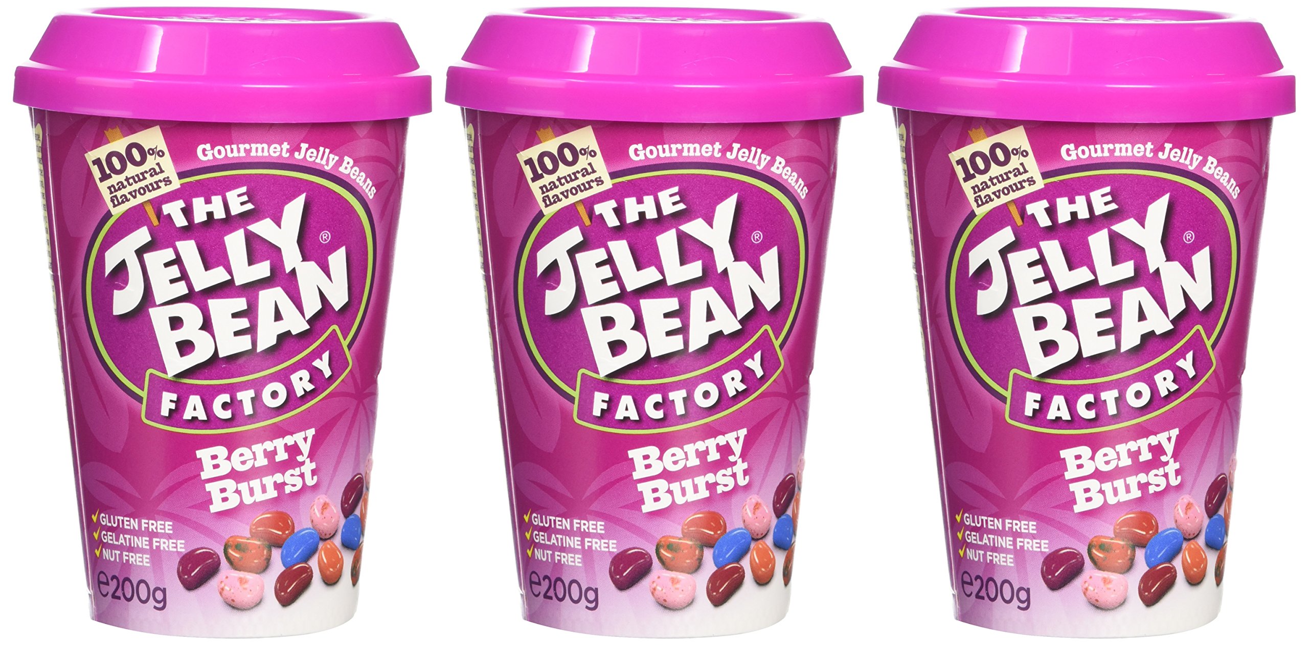 The Jelly Bean Factory Berry Burst 200 g Cup (Pack of 3) Buy Online