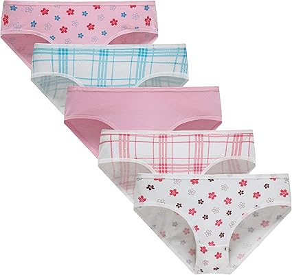 Amazon.com: Benaive Girls Underwear Soft Cotton Panties for Teen Girl