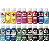 Apple Barrel PROMOABI 18pc Matte Finish Acrylic Craft Paint Set, Assorted Colors 1, 18 Count