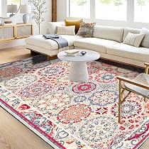 Amazon.com: YEMEDA Moroccan Trellis Area Rug, 5'x8' Washable ...