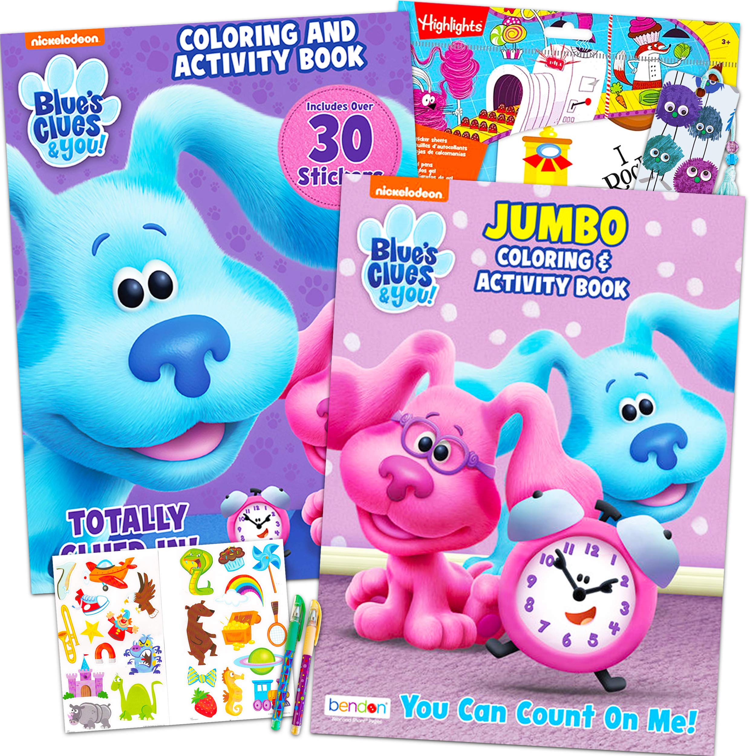 Buy Nick Shop Blue s Clues Coloring And Activity Bundle With 2 Blues Clues Coloring Books With 