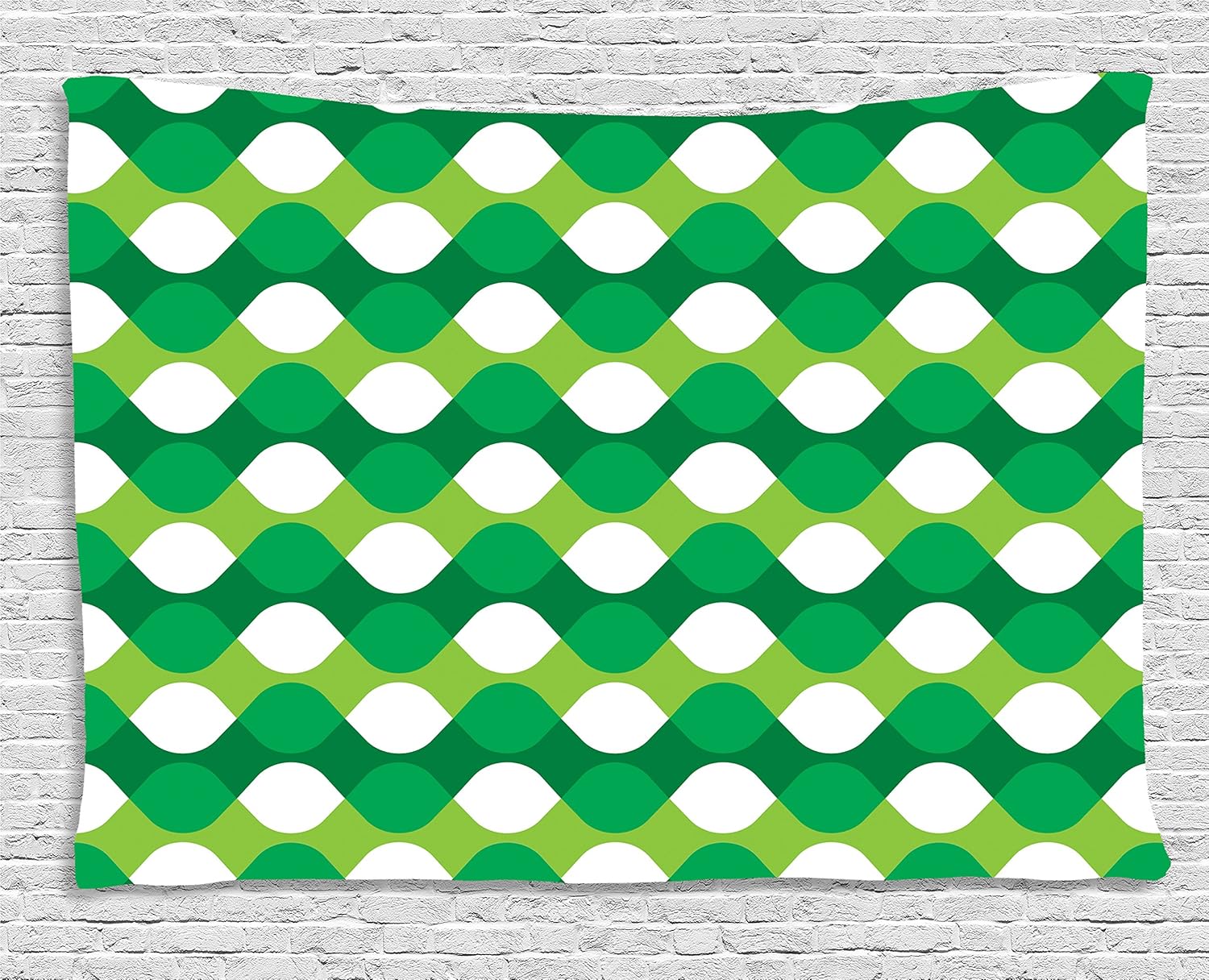 Amazon Com Lunarable Jade Green Tapestry Abstract Oval