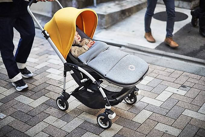 bugaboo classic grey melange footmuff