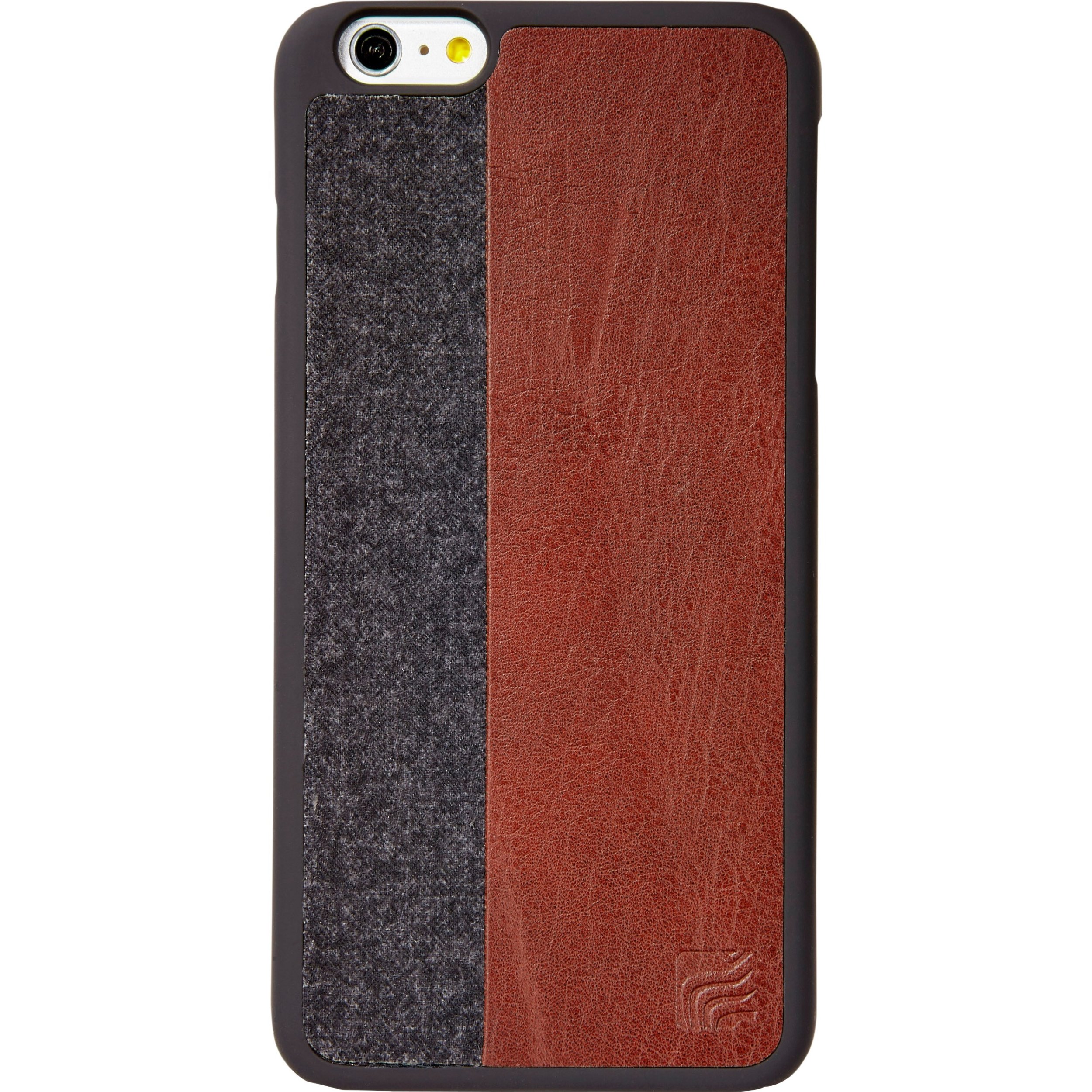 Maroo - Snap-On Synthetic Leather Cover Case for iPhone 6/6s - Brown — image 1