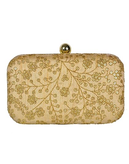 Duchess Handicraft Womens Box Clutch