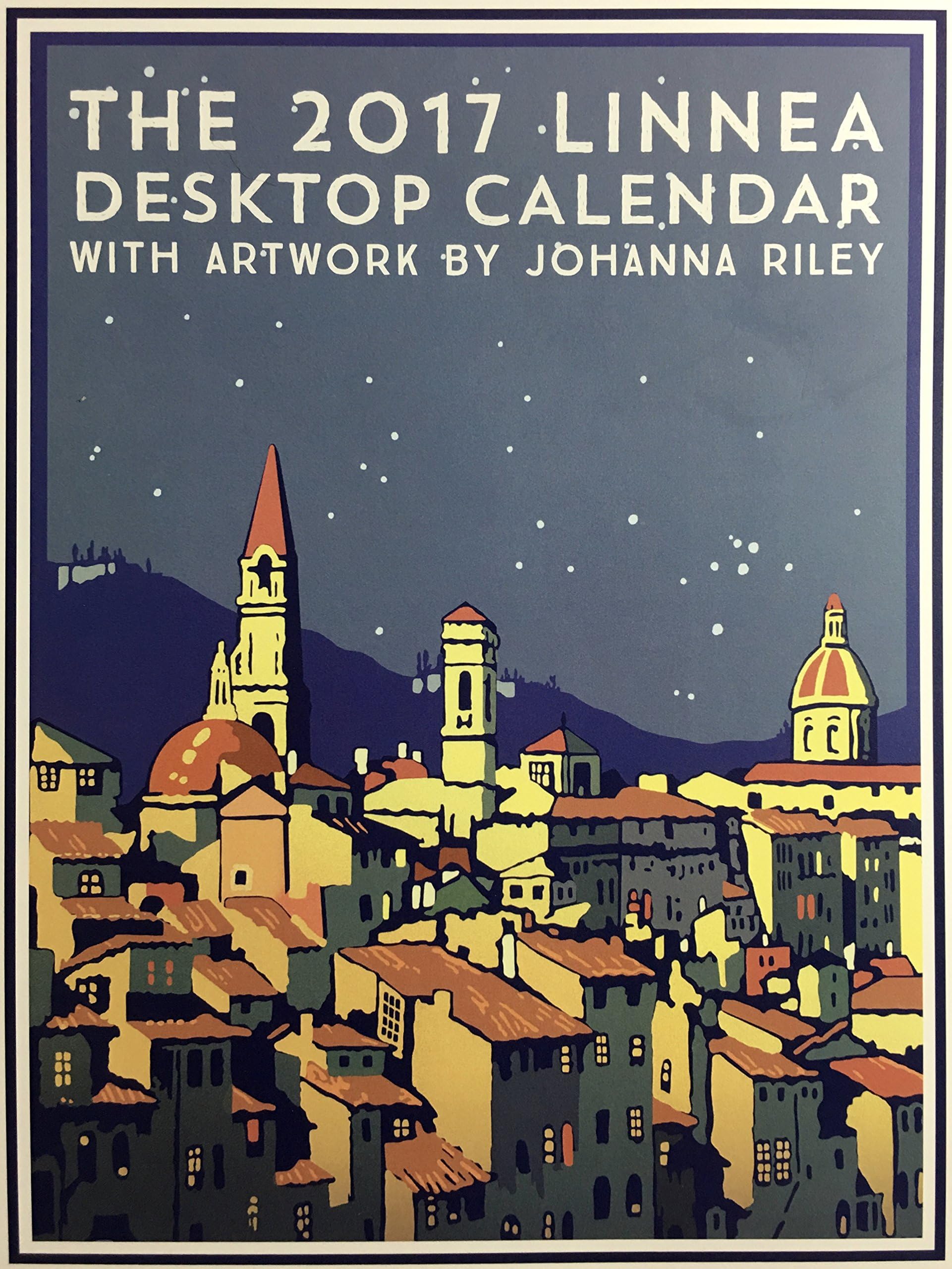Linnea Designs 2017 Desktop Calendar 5 X 7 Inches by Linnea Designs