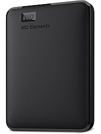 WD 4TB Elements Portable External Hard Drive - USB 3.0 - WDBU6Y0040BBK-WESN