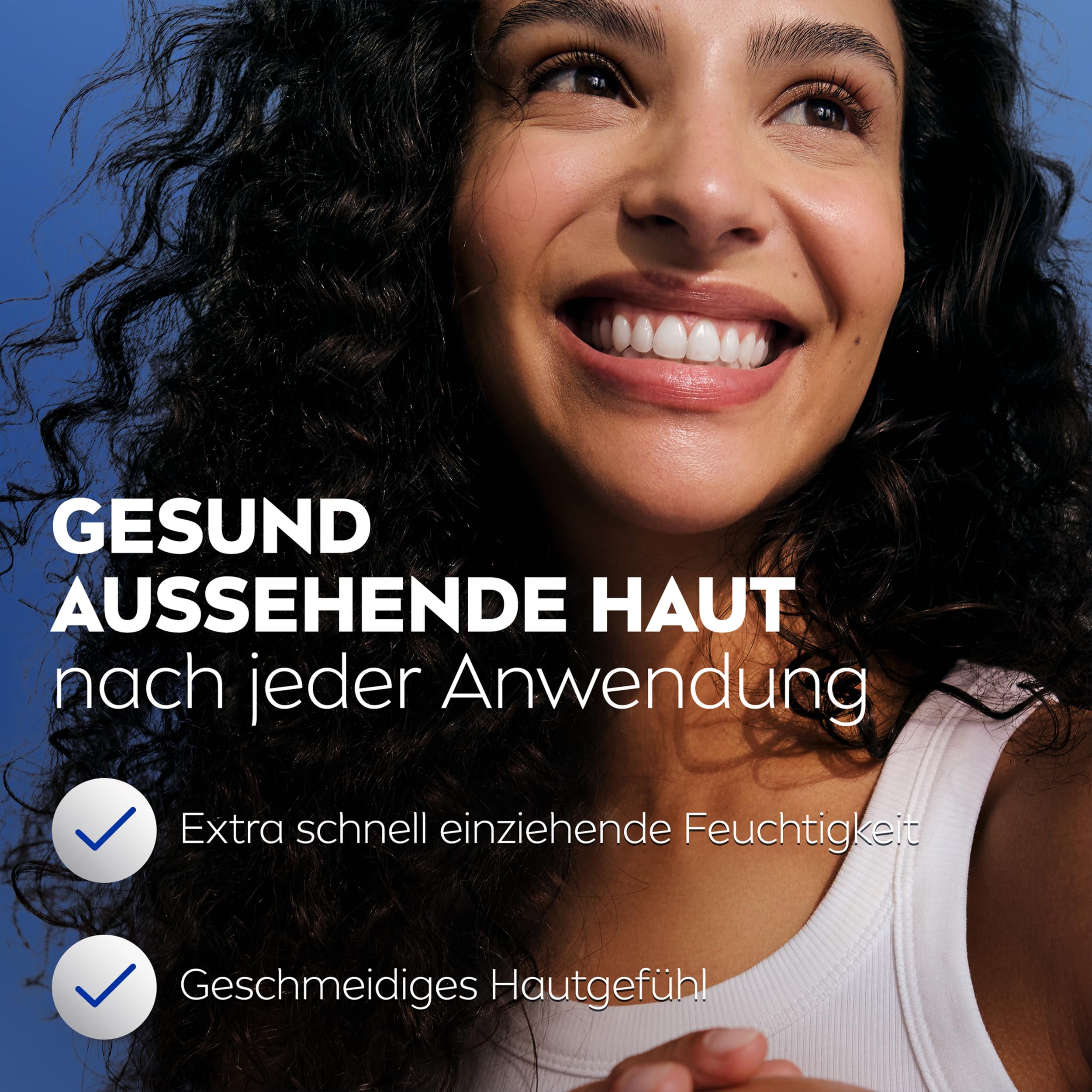 NIVEA Express Body Lotion, extra schnell einziehende Körperlotion, Körpercreme mit purem Hyaluron, Meeresmineralien und NIVEA Tiefenpflege Serum (400 ml) 7