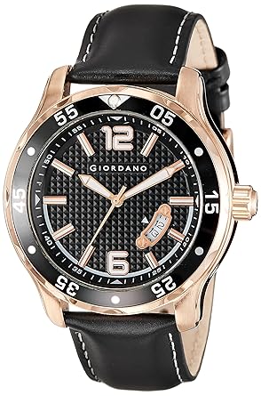 Giordano Analog Black Dial Mens Watch - A1033-05