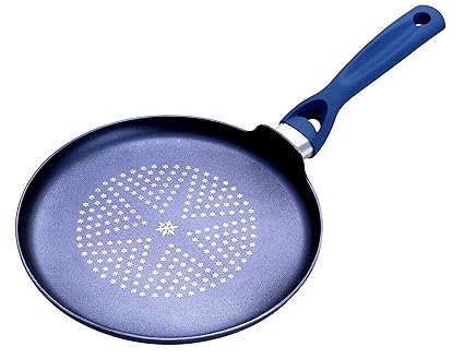 Bergner Diamanti Aluminium Flat Tawa, 28cm, Blue