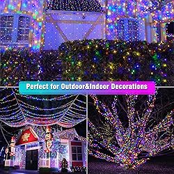 300 LED Christmas Lights Outdoor - 99ft Extra Long