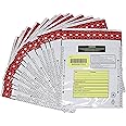 Nadex Tamper Evident Cash and Coin Bank Deposit Bags for Fraud Prevention, 12 x 16, Opaque, 100 Pack