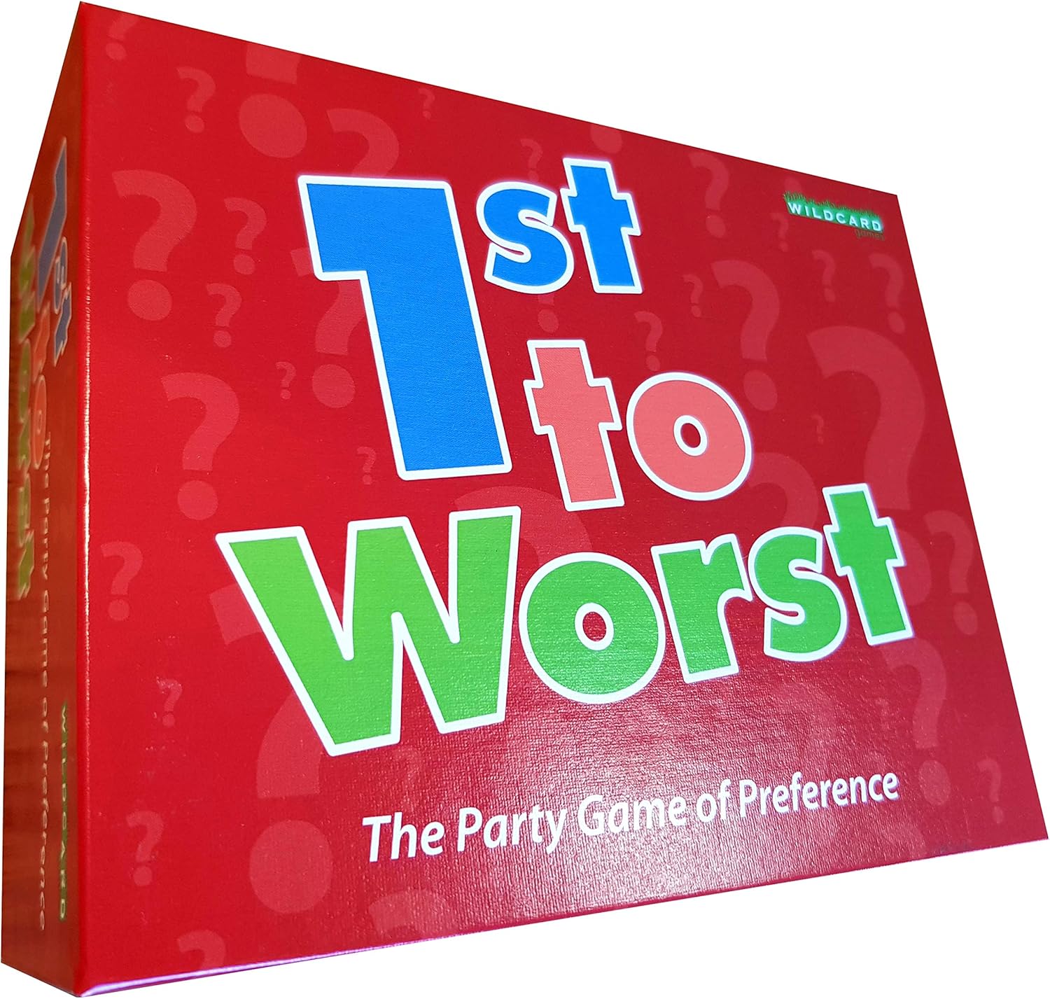 1ST TO WORST!, The classic party game of preference, Guessing a players preferred order from 3 choices