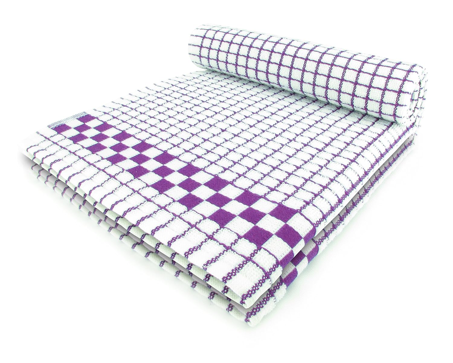 Best Plaid Purple Kitchen Towel