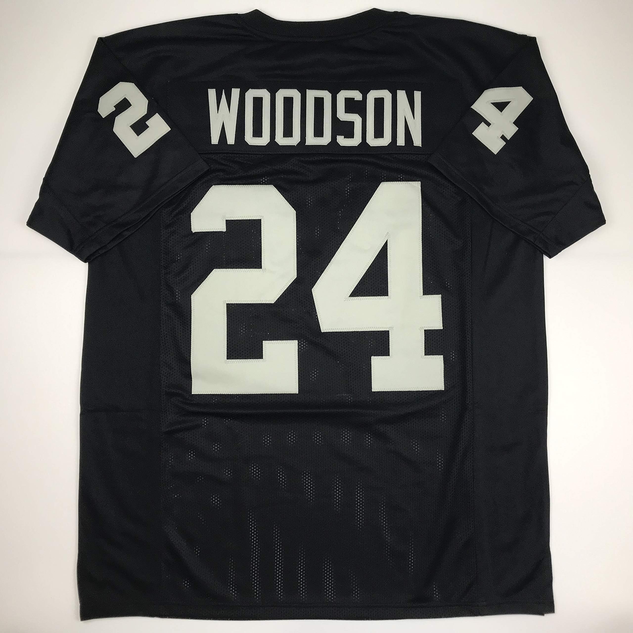 Unsigned Charles Woodson Oakland Black Custom Stitched Football Jersey Size Men's XL New No Brands/Logos