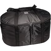 Hamilton Beach Portable Slow Cooker Travel Bag, Insulated Carrier Case for 4, 5, 6, 7 &amp; 8 Quart Crock, Internal Mesh Net Holds Pot in Place, Compatible With Other Brands, Black (33002)
