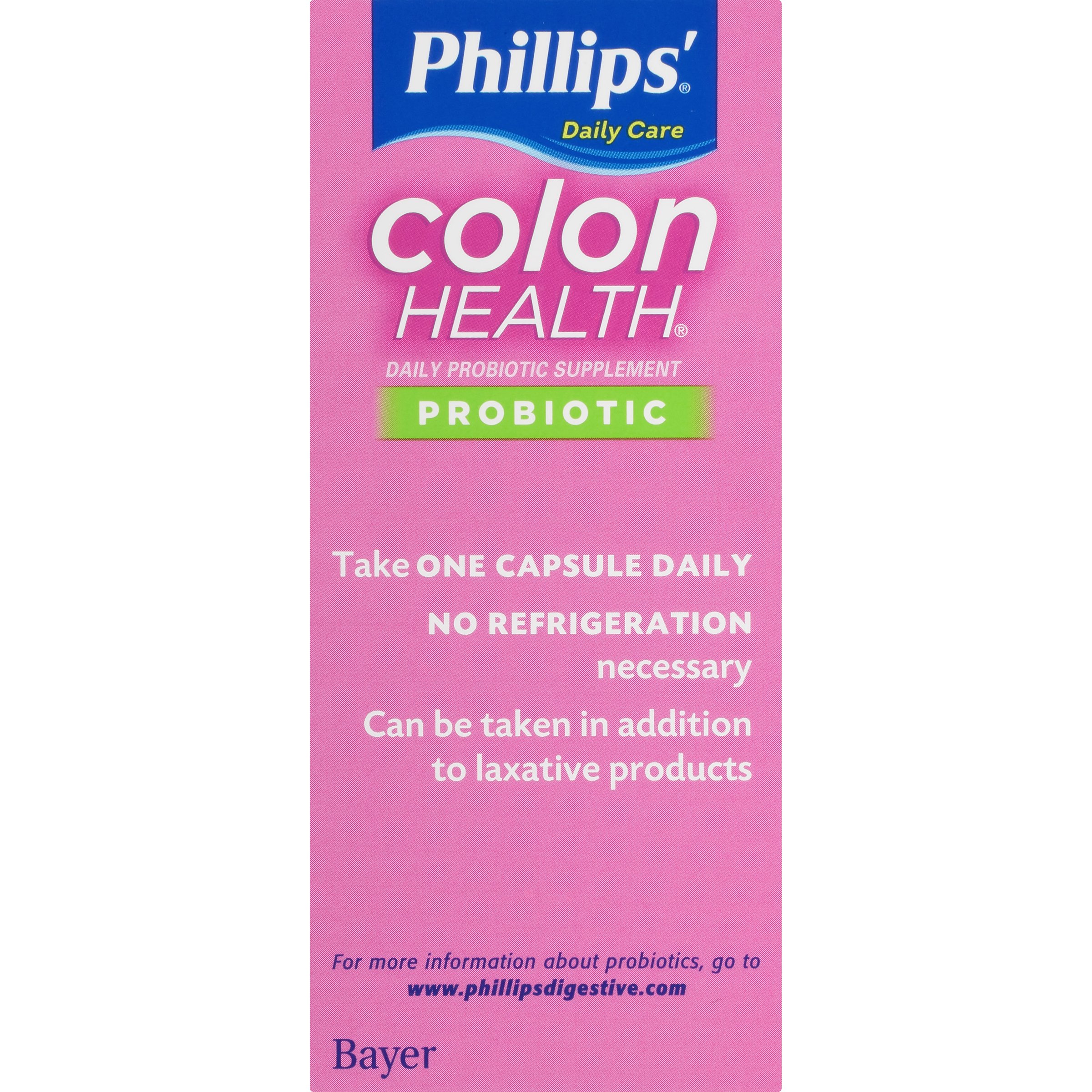 Galleon Phillips' Colon Health Daily Probiotic Supplement, 60 Count