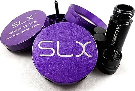Amazon Co Jp Slx Grinder 2 0 Version Non Stick 4 Piece Purple 2 4 Inch W La Grinders Pollen Press By Slx Grinders Kitchen Housewares