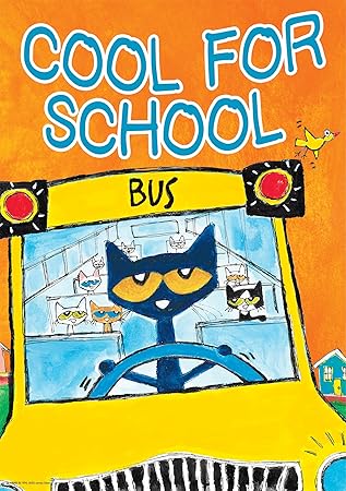 Amazon Com Pete The Cat Cool For School Positive Poster Office