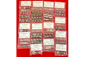 ALLOYBOLTZ - BIG BLOCK CHEVY BBC 396 400 427 454 STAINLESS STEEL ENGINE HEX BOLT KIT