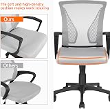 Yaheetech Adjustable Desk Chair Ergonomic Mesh Chair with Lumbar Support view 6