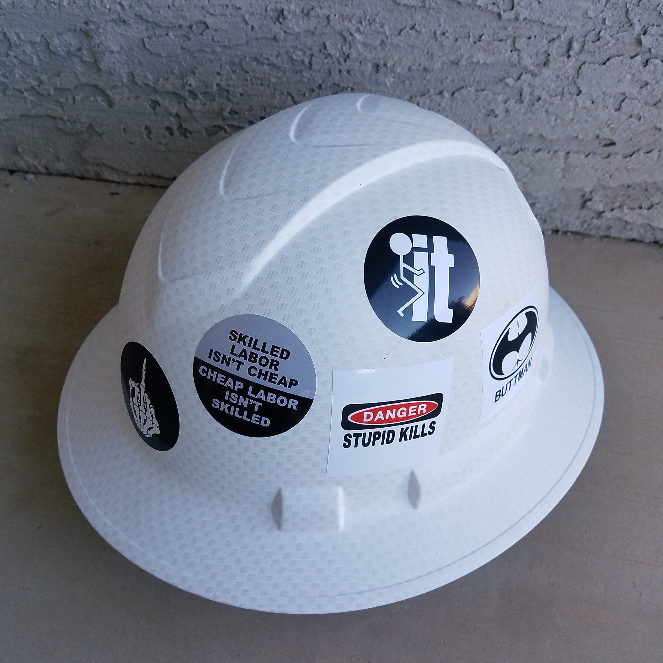 Funny Hard Hat Stickers BEST SELLER 14 Decal Value Pack. Great for