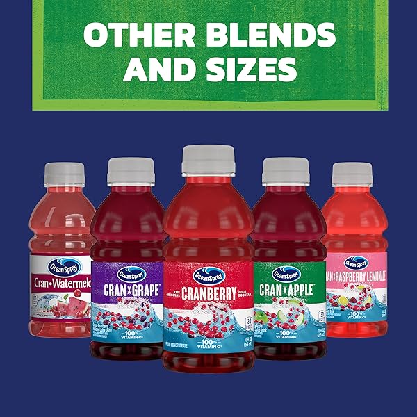 OCEAN SPRAY CRAN-APPLE JUICE DRINK, 10 OUNCE BOTTLE (PACK OF 6)