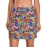 Kimmery Women's Athletic Tennis Skorts Golf Skirts with Pocket Sizes M-3XL