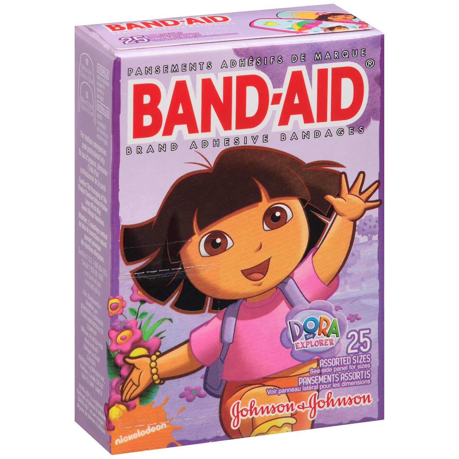 Johnson&Johnson band-aid adhesive bandages dora the Explorer - assorted (381370044840)