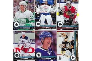 COMPLETE MINT SET 2017 2018 Upper Deck NHL Hockey Series One Complete Mint Basic Hand Collated 200 Card Veteran Players Set Including Auston Matthews Sidney Crosby and More