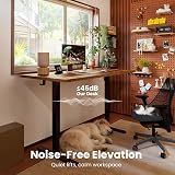 ErGear Electric Standing Desk 100x60cm 4 Memory Smart Panel, 72-118cm view 2