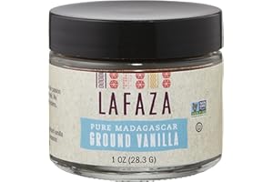 Lafaza All Natural Madagascar Bourbon Pure Ground Vanilla Bean Powder, 1oz