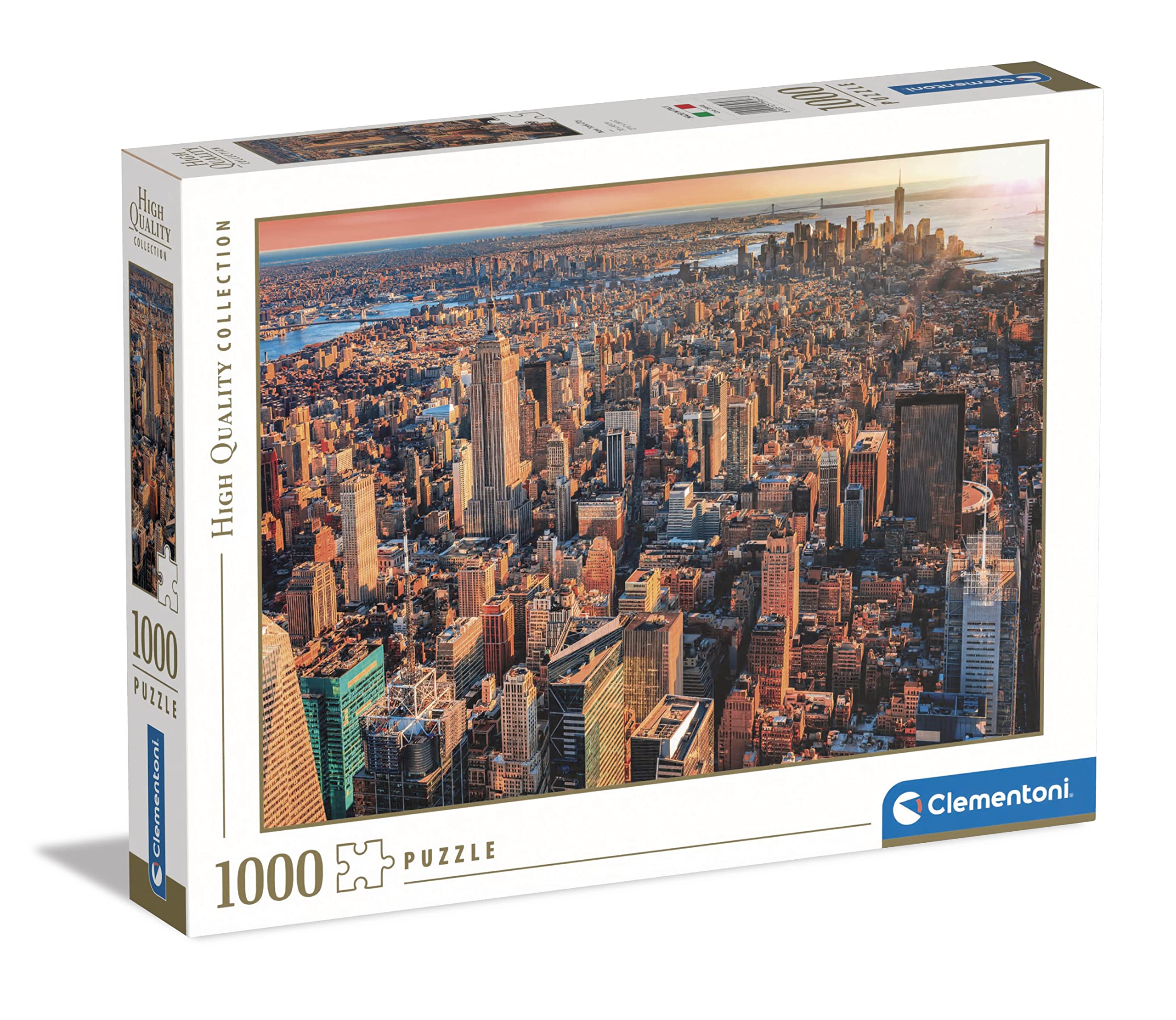 Clementoni - 39646 Collection Puzzle New York City - Jigsaw Puzzle 1000 Pieces, Made In Italy, Jigsaw Puzzle For Adults