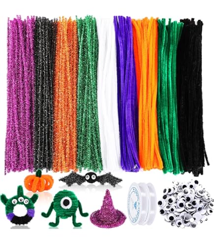 Lot De 1 000 Pompons à Paillettes Multicolores Assortis Pour